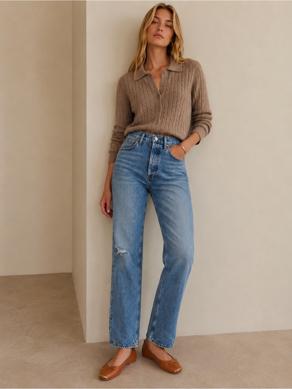 AGOLDE 90s Pinch Waist High Rise Straight Jeans Navigate Distressed Size 23 $208